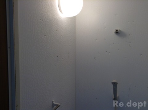 16-12 シャワールームパネル補修