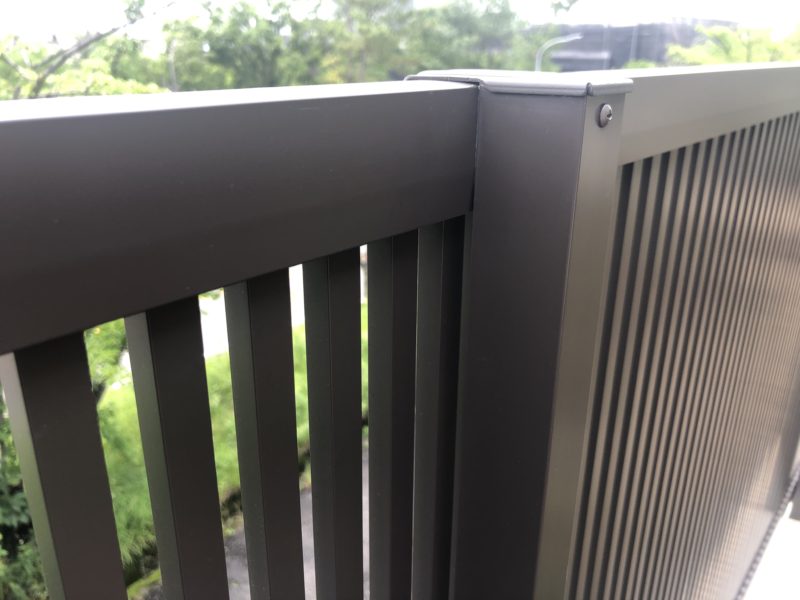 19-80 アルミフェンス キズ補修