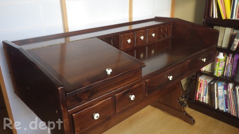 13-35 ライティングデスク補修