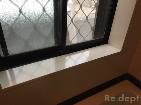 16-54 浴室サッシ塗替え