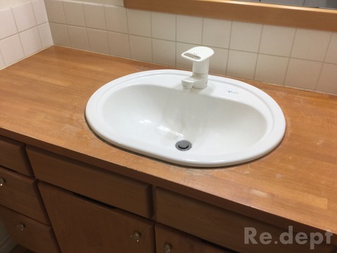 16-37 洗面台塗装補修