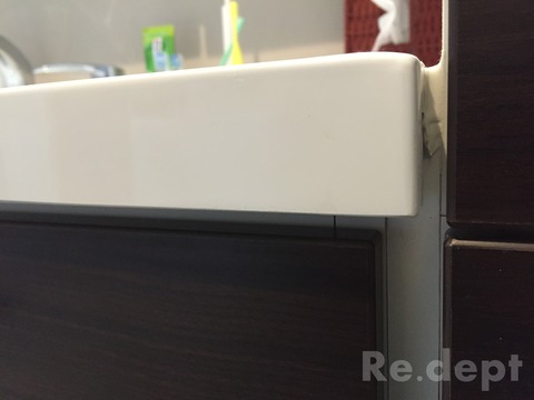 16-82 リクシル洗面台欠け補修