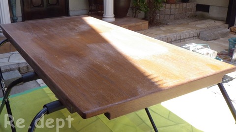 13-50 テーブル現場塗装