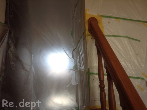 13-53 手摺色替え塗装