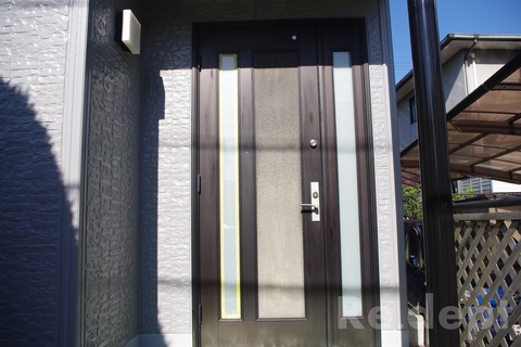 16-1 アルミドア塗装補修