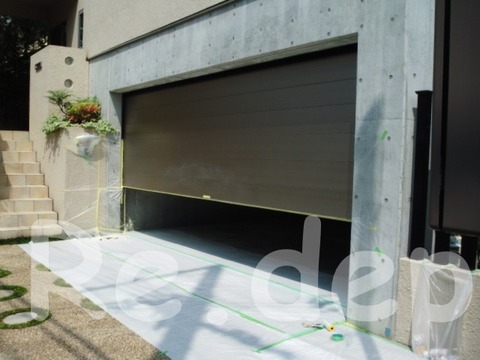 13-26 シャッター塗装むら補修