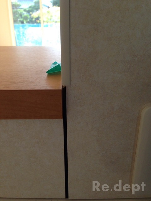 16-71 カウンター継足し補修