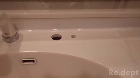 16-7 洗面台穴補修