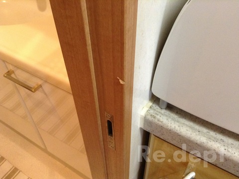 16-96 ドア枠傷補修