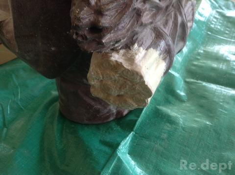 16-17 二宮金次郎像補修