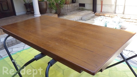 13-50 テーブル現場塗装