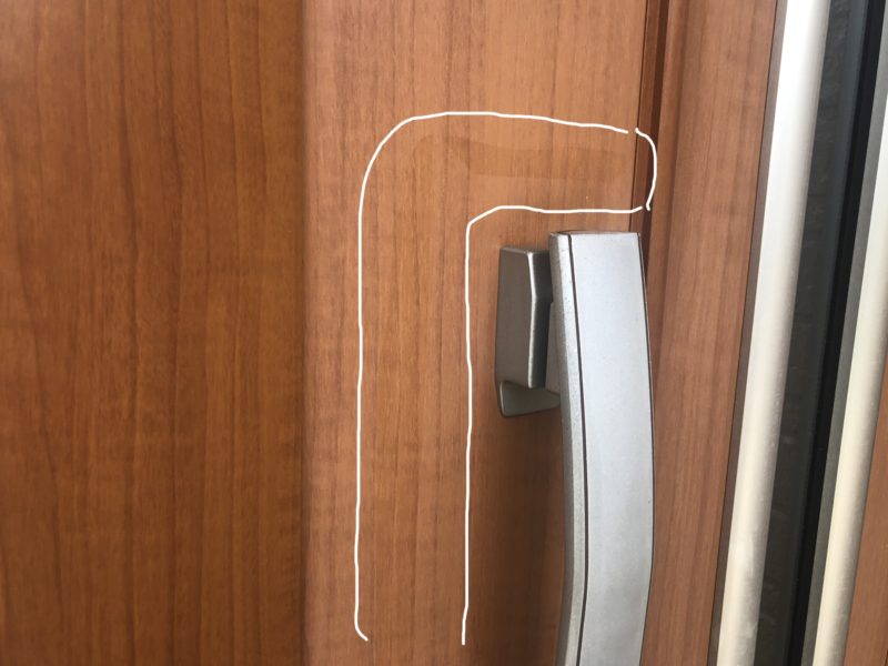 19-98 玄関ドア 変色補修 神戸市