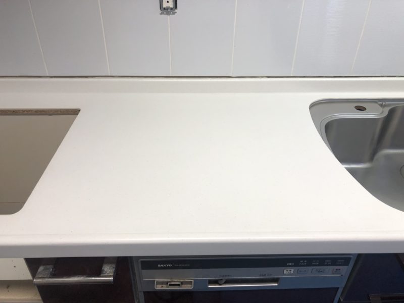 19-95 キッチン天板 磨き補修