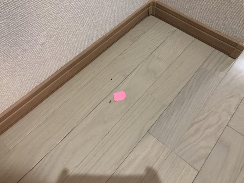 19-90 フロアー キズ補修