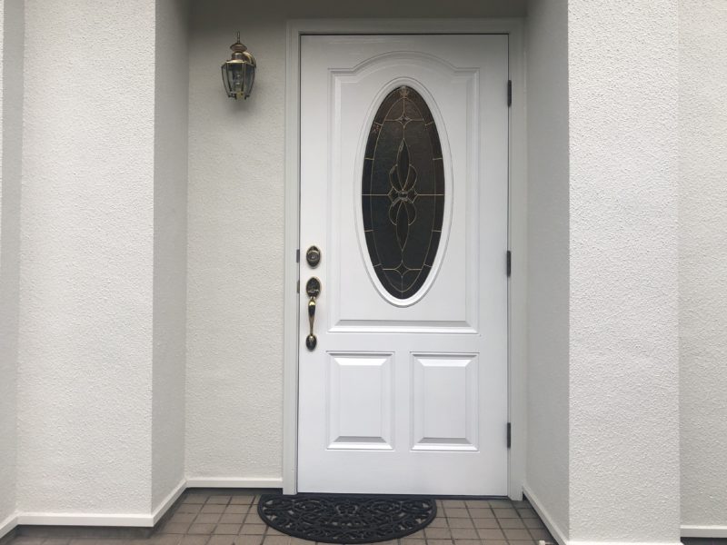 19-86 玄関ドア 再塗装