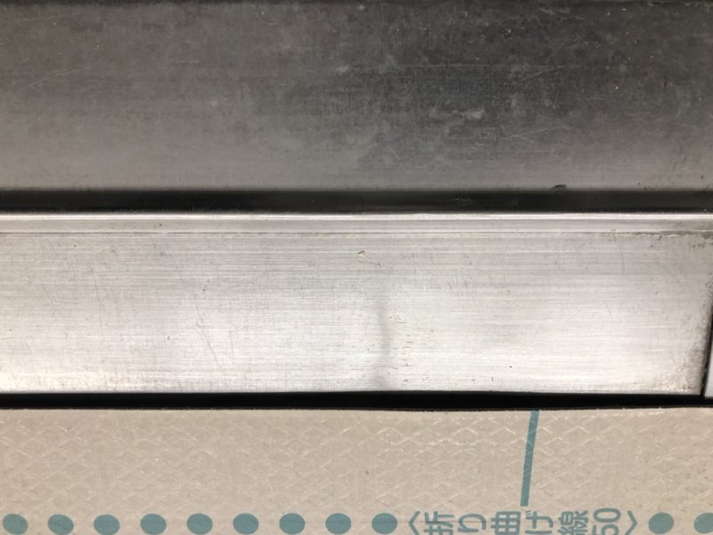 19-83 ステンレス沓摺 へこみ補修