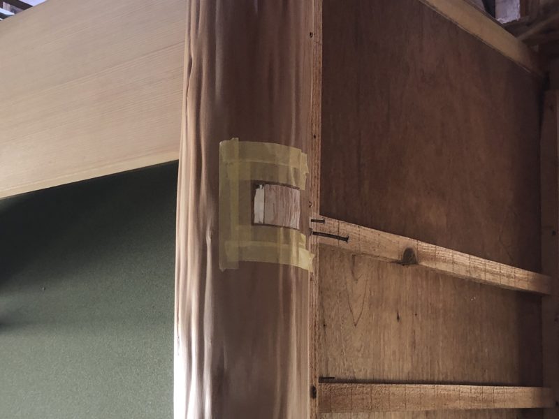 19-85 絞り丸太 再利用