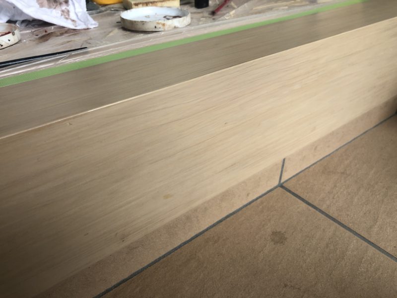 20-24 玄関框 キズ補修