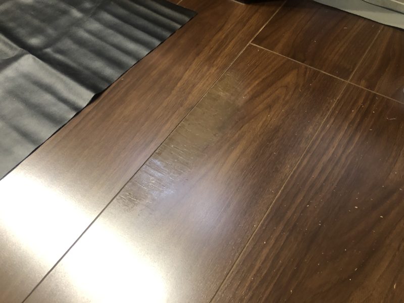 20-47 フロアー 補修跡の補修