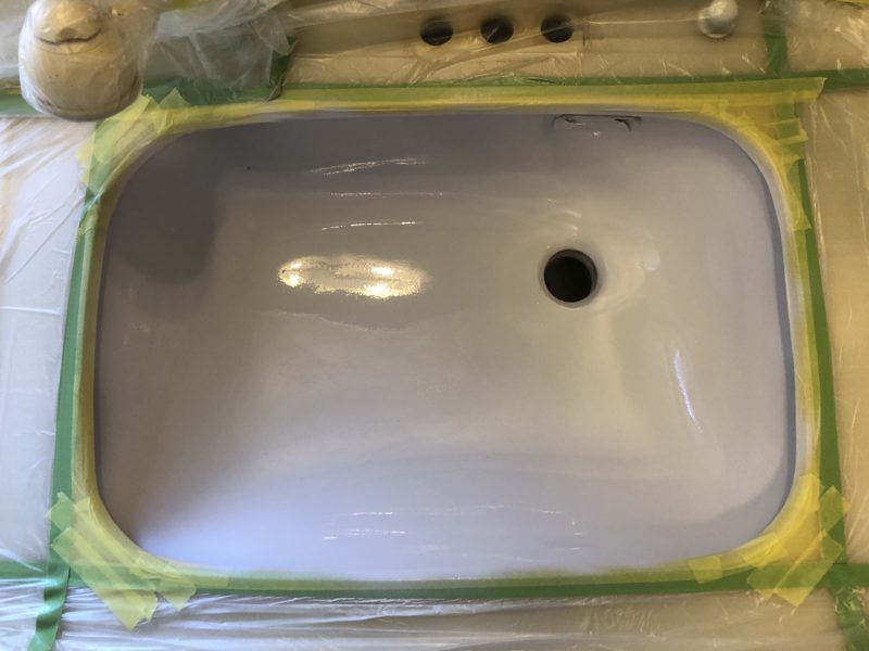 20-32 洗面ボウル 割れ補修