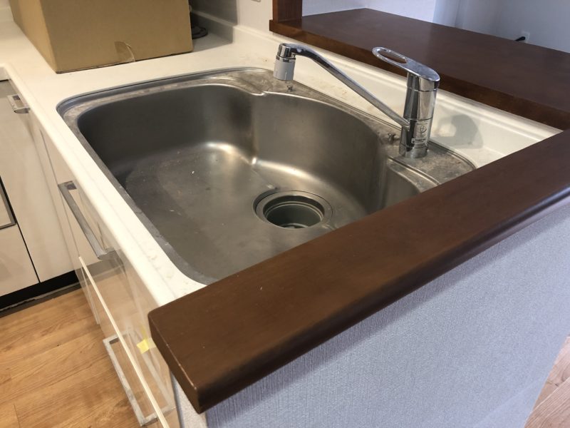 20-27 キッチンカウンター キズ補修