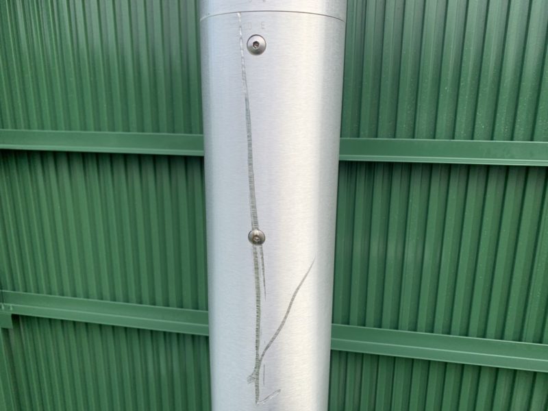 20-44 フラッグポール キズ補修