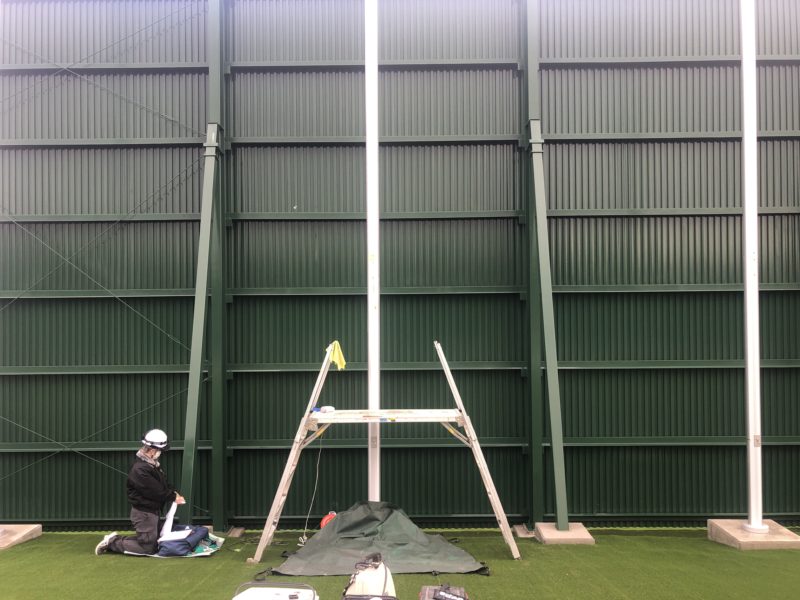 20-44 フラッグポール キズ補修