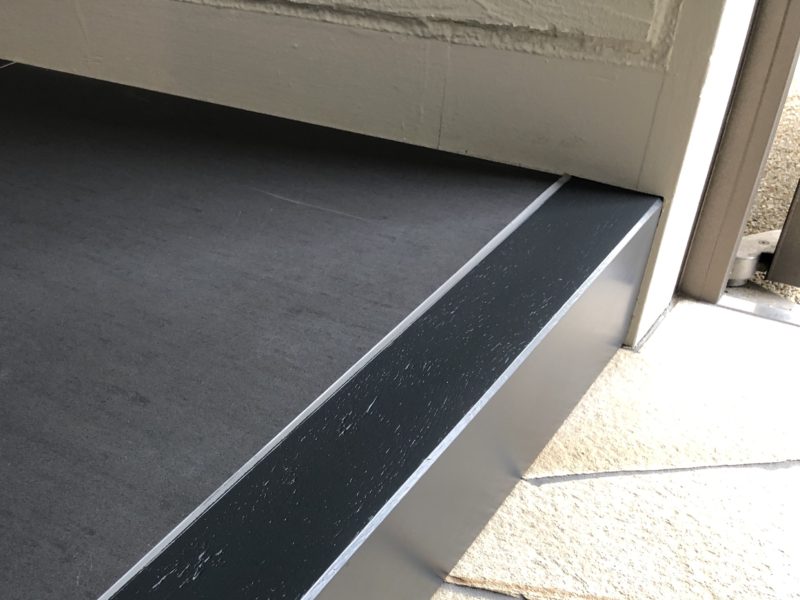 20-46 玄関框 色替え塗装