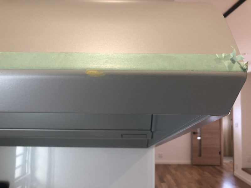 20-68 レンジフード へこみ補修
