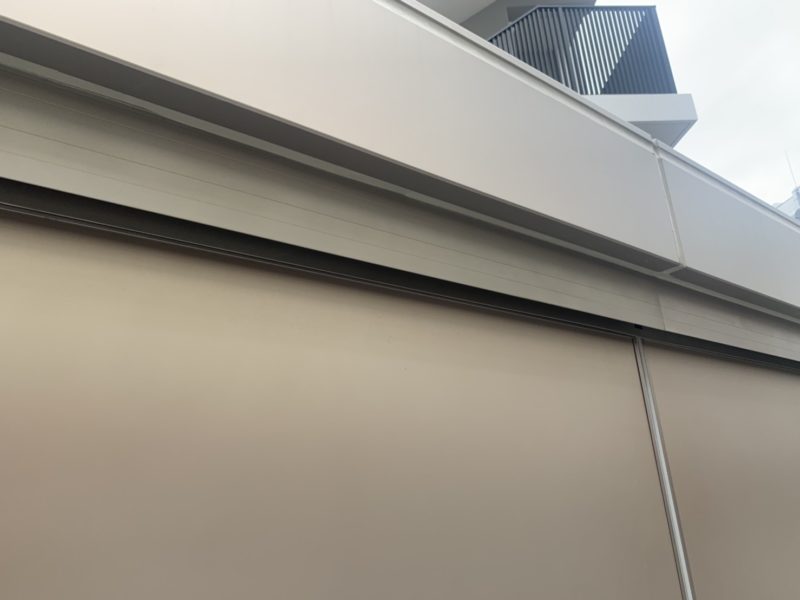 20-125 アルミゲート　へこみ補修