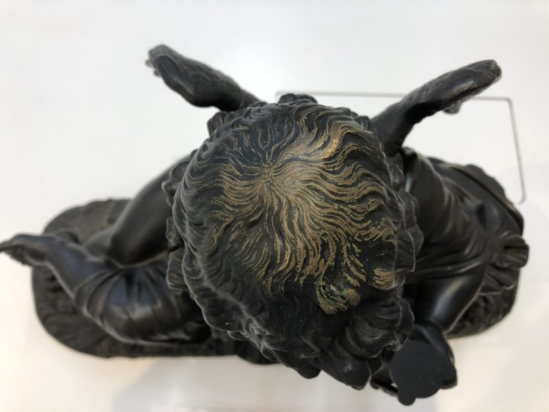 20-129 黒染めブロンズ修復