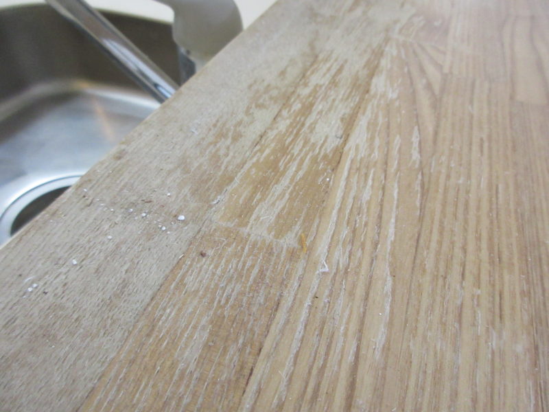 20-119 キッチンカウンター　再塗装