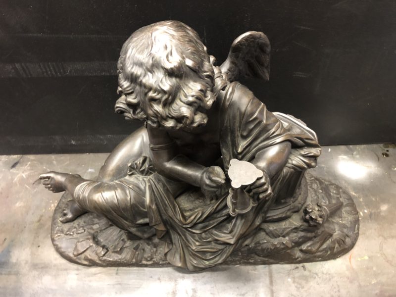 20-129 黒染めブロンズ修復