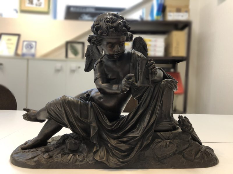 20-129 黒染めブロンズ修復