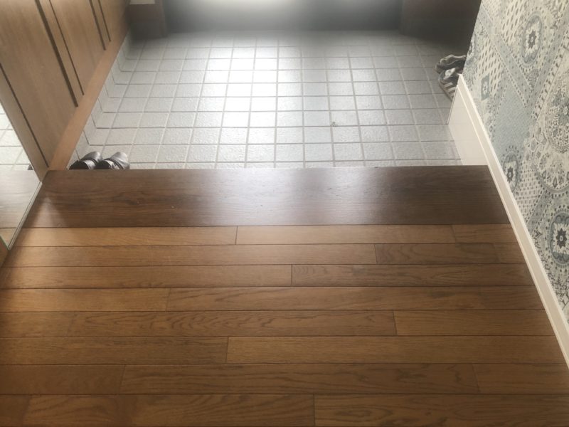 20-134 玄関框　再塗装