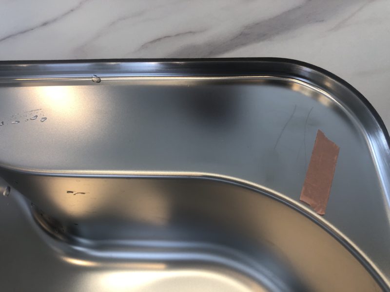 20-122 シンクキズ補修