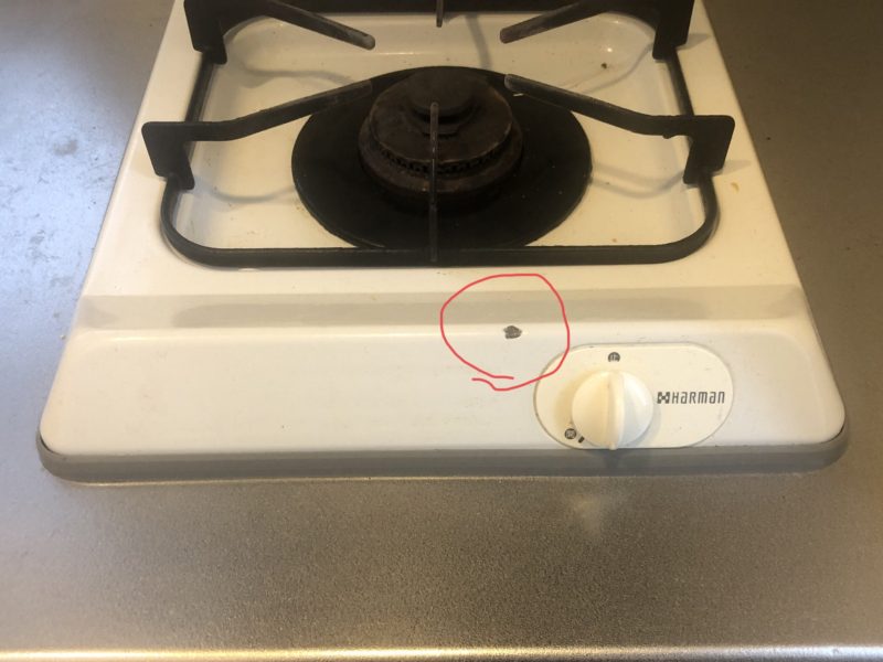 20-130 キッチン天板　現状回復