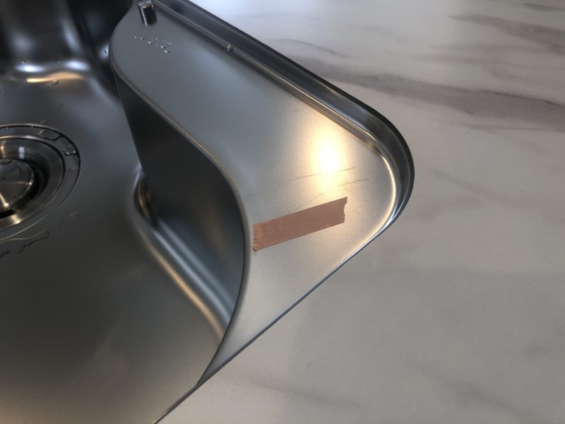 20-122 シンクキズ補修