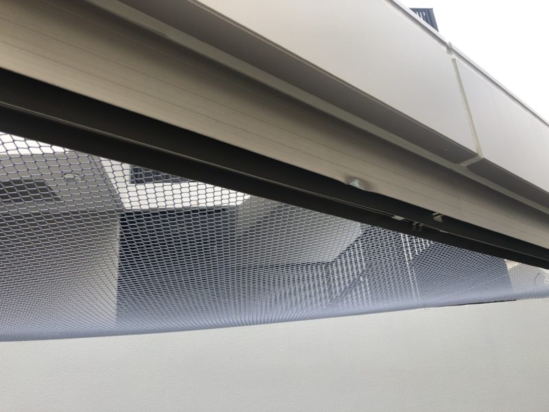 20-125 アルミゲート　へこみ補修