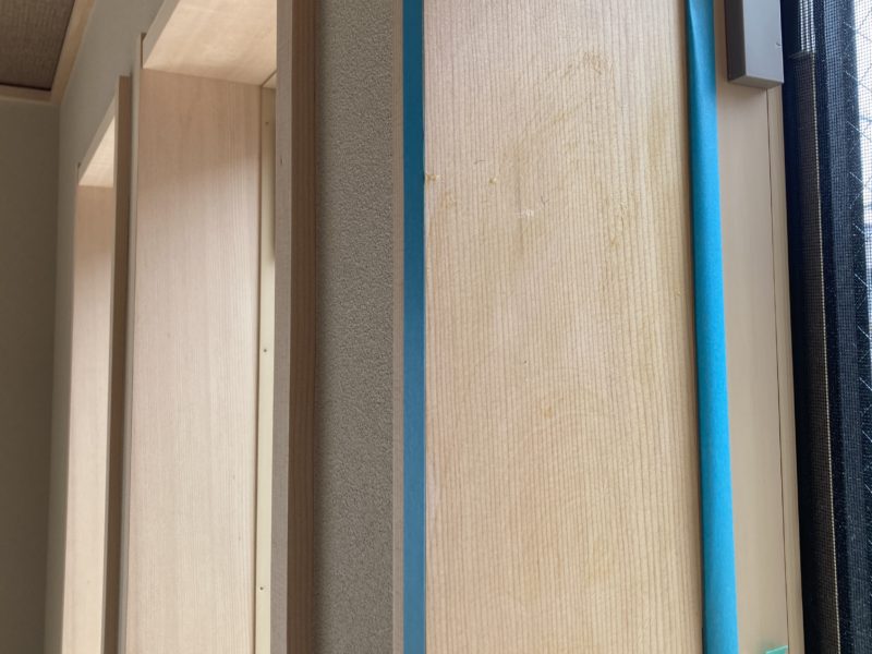 21-13 和室　単板貼り補修