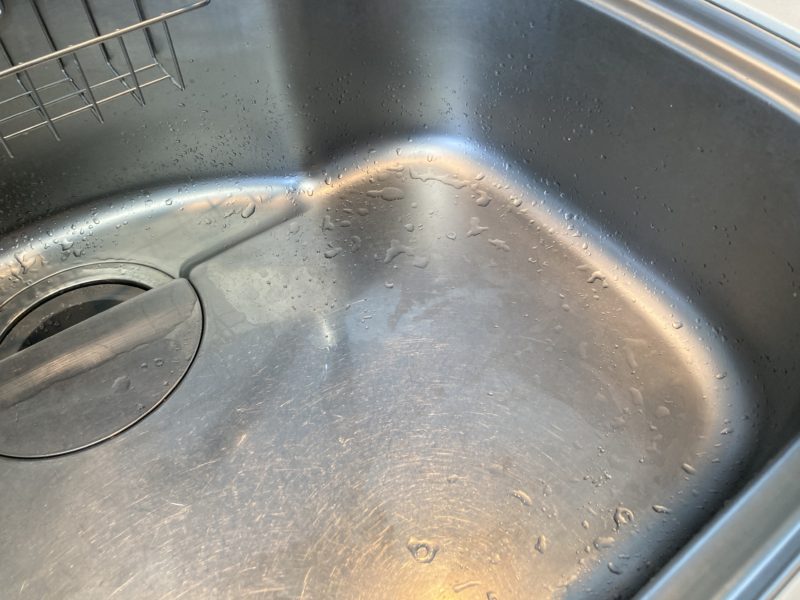 21-08 キッチン天板 磨き