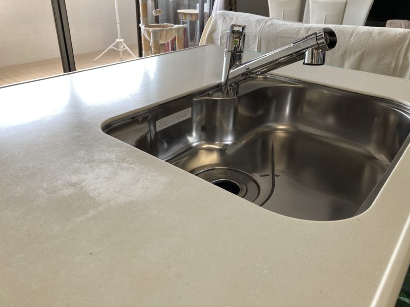 21-58 キッチン天板　再研磨