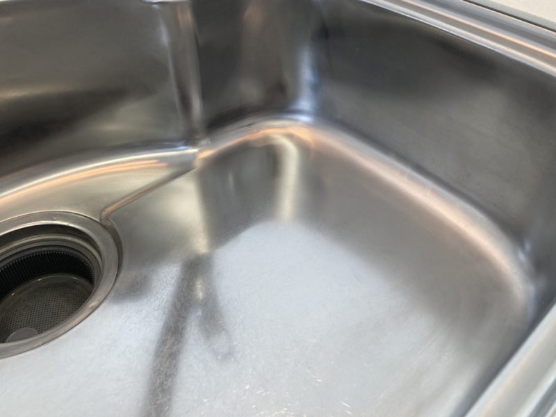 21-08 キッチン天板 磨き