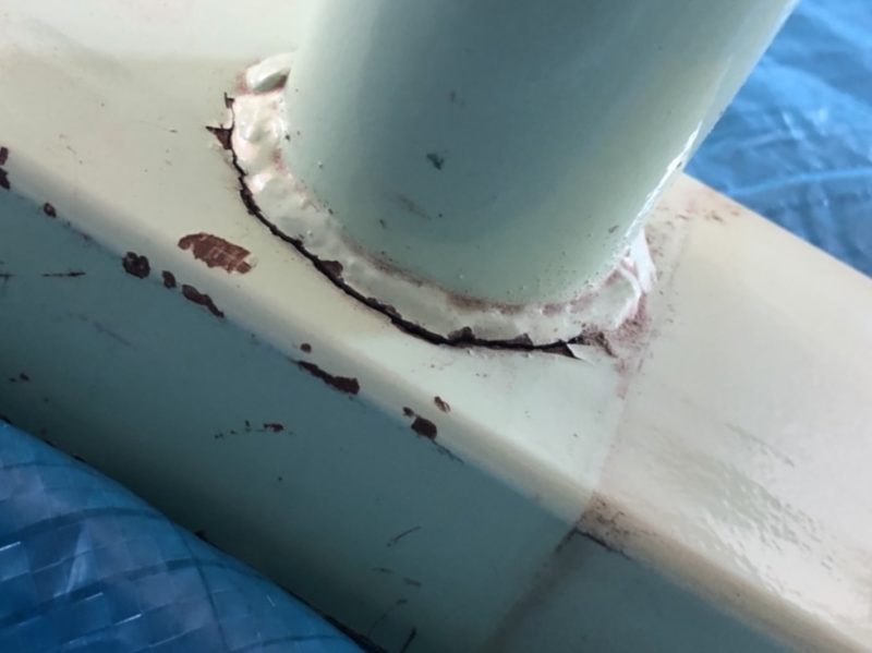 21-17 ポール　溶接補強