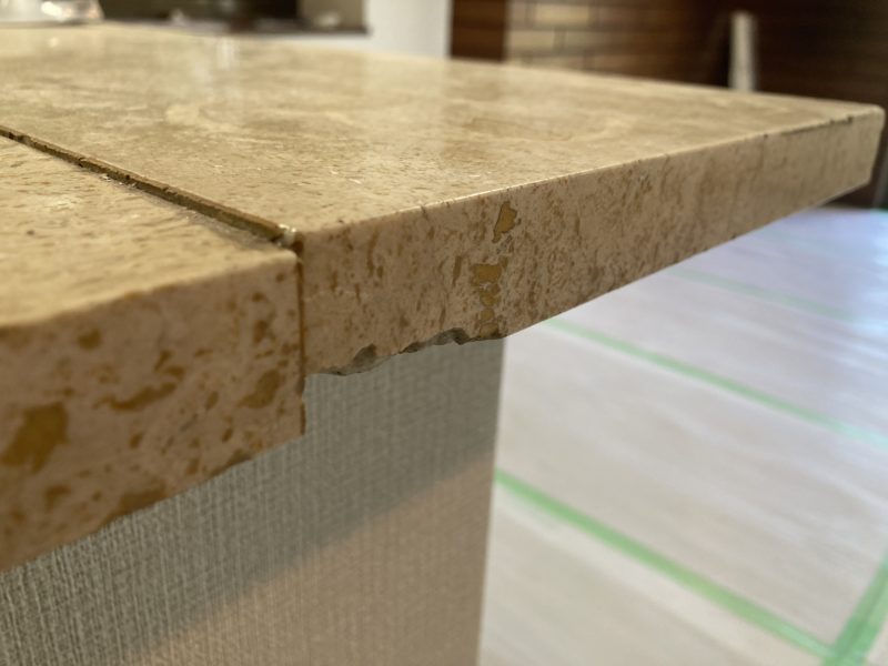 21-32 大理石　欠け修理