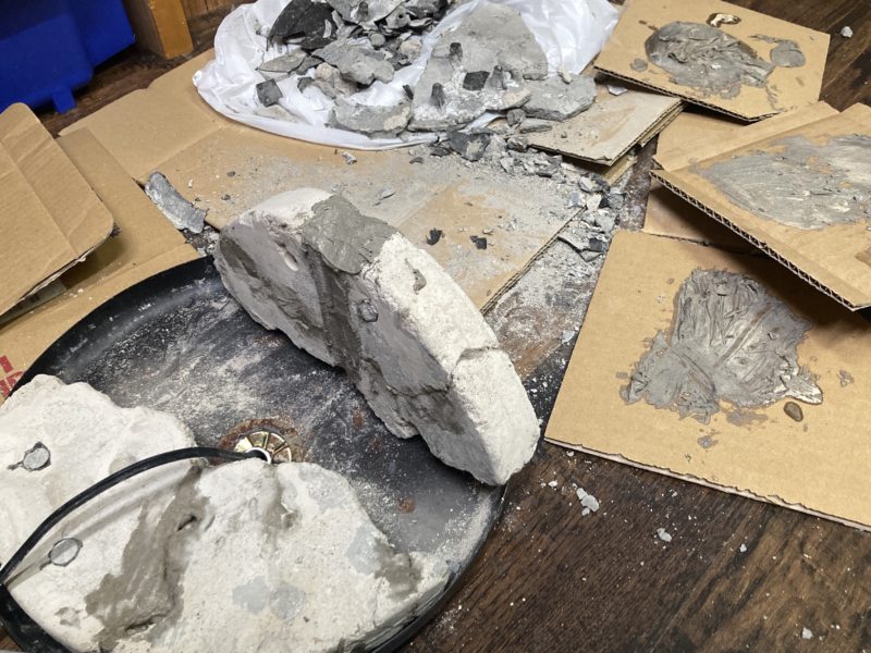 21-55 フロアーライト修理