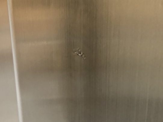 21-36 ステンレス枠　キズ補修