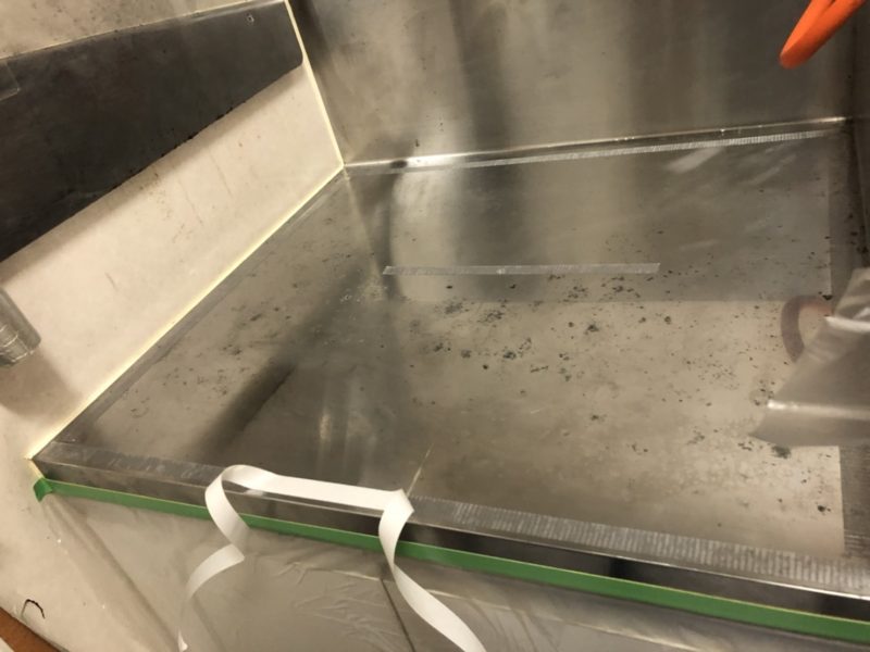 21-18 ガスレンジ台　腐食修理