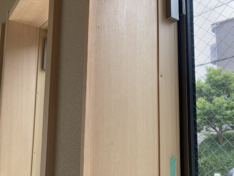 21-13 和室　単板貼り補修