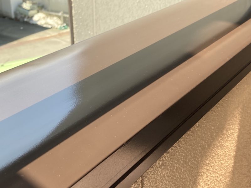 21-10 バルコニー　笠木キズ補修